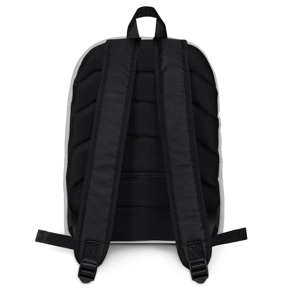 Backpack Zip Logo 1 Silver B F GIO JACK