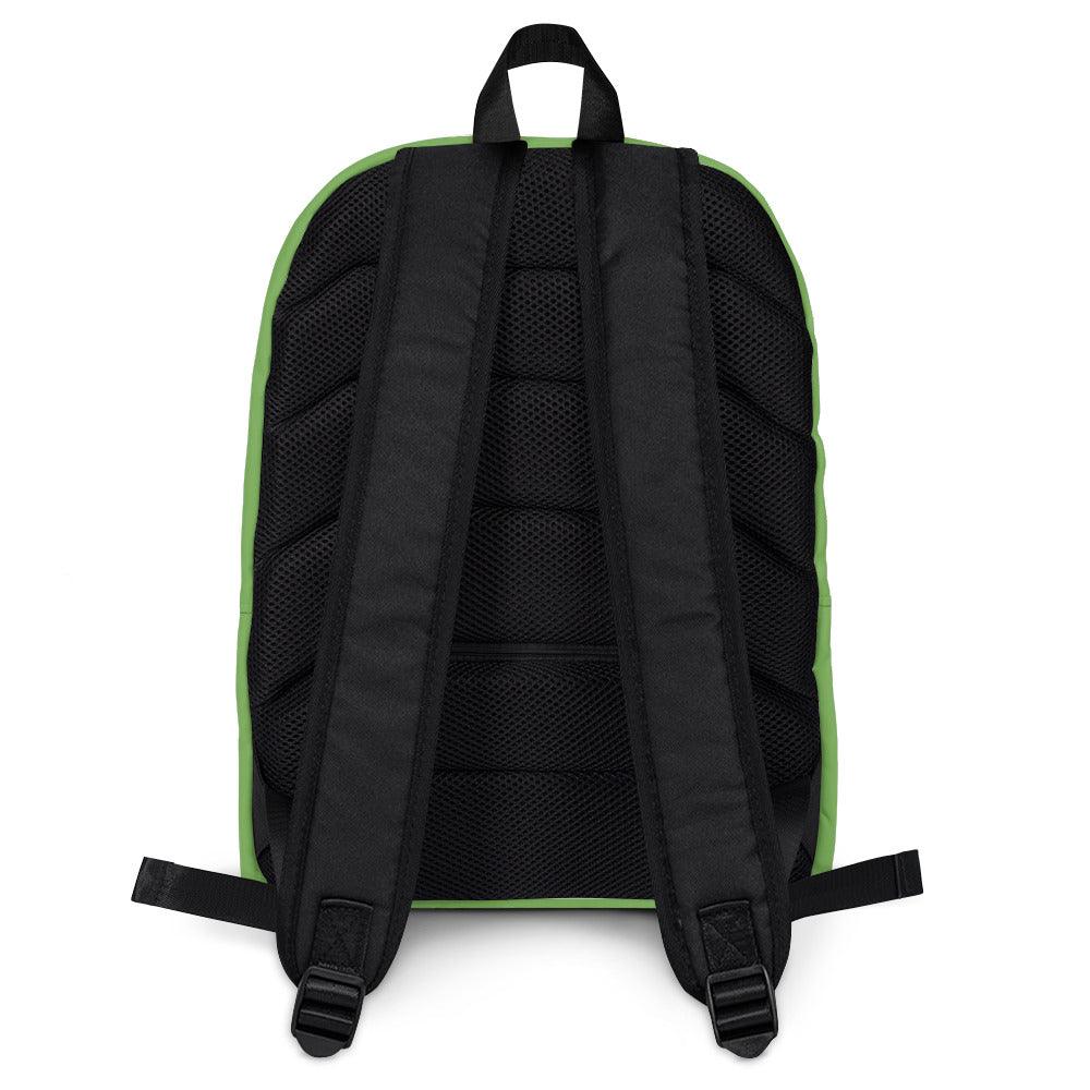 Backpack Zip Logo 1 Green B F GIO JACK
