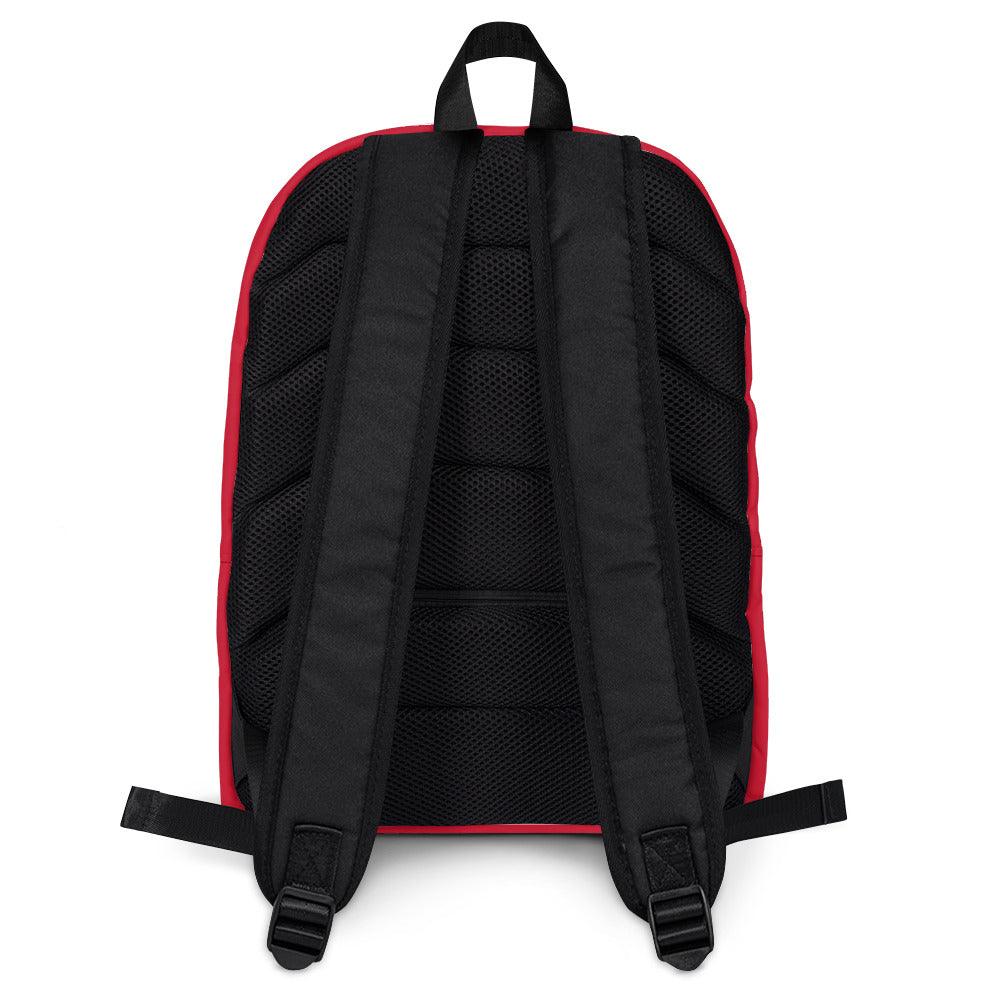 Backpack Zip Logo 1 Red B F GIO JACK