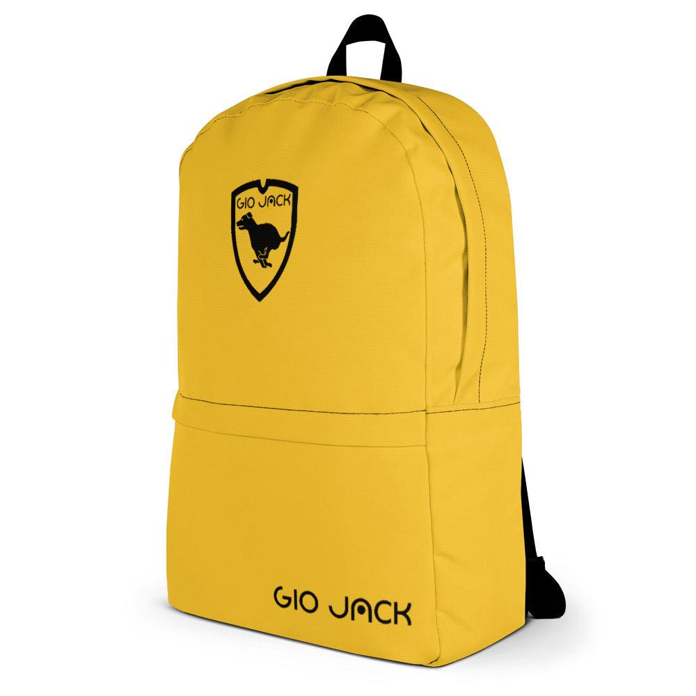 Backpack Zip Logo 1 Yellow B F GIO JACK