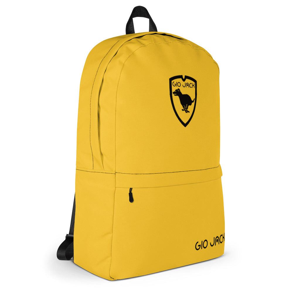 Backpack Zip Logo 1 Yellow B F GIO JACK