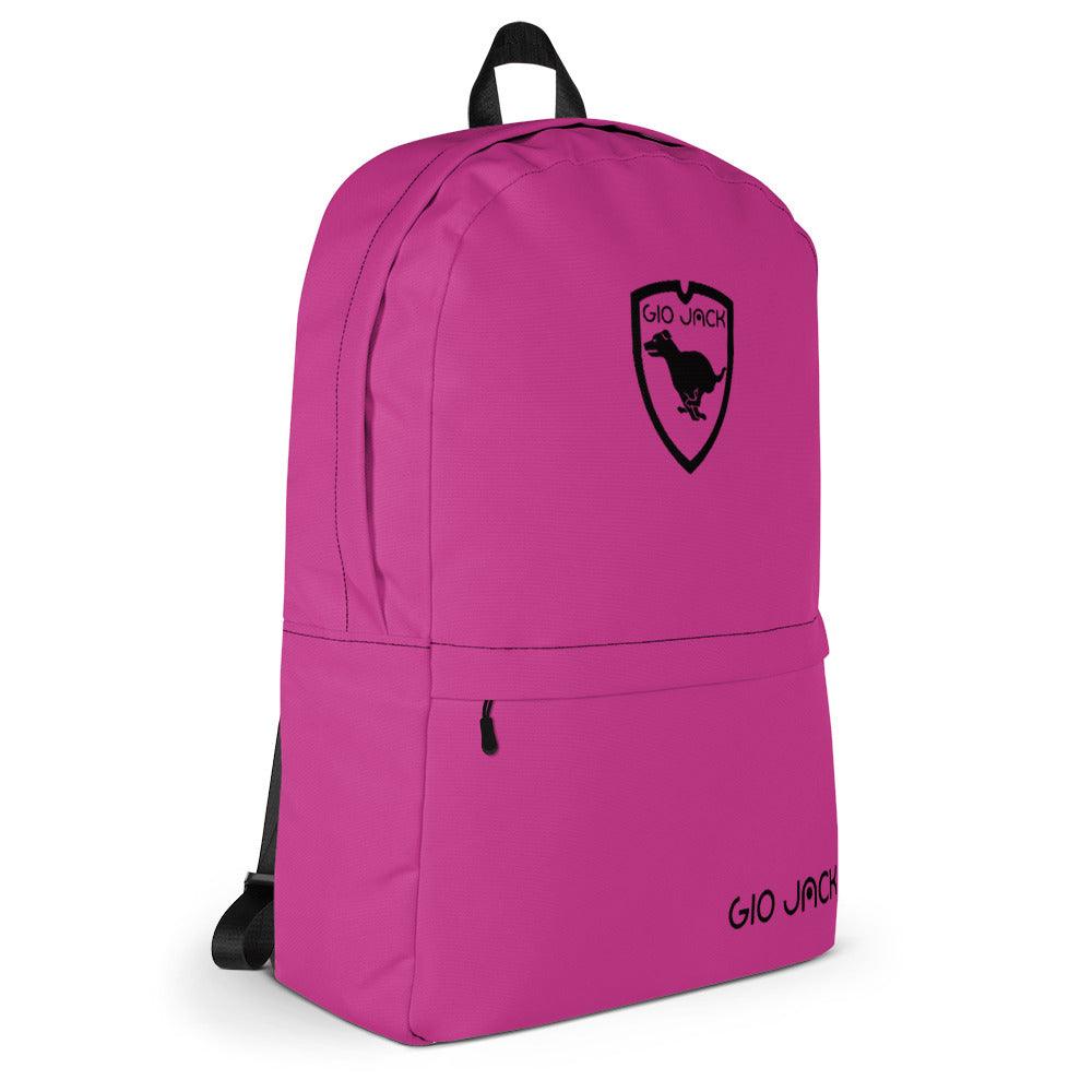 Backpack Zip Logo 1 Deep Cherry B F GIO JACK