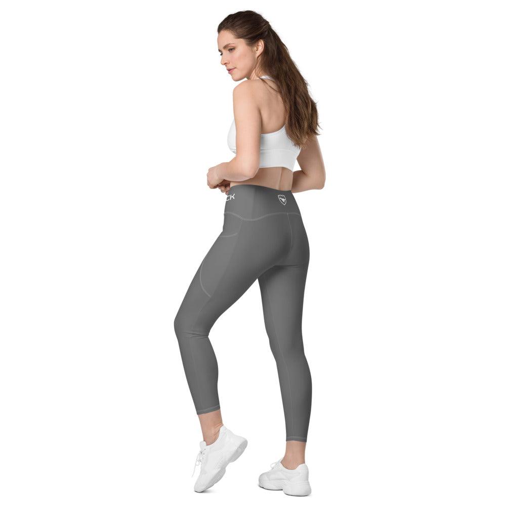 Crossover Leggins with pockets Logs 1 Grey W FR GIO JACK