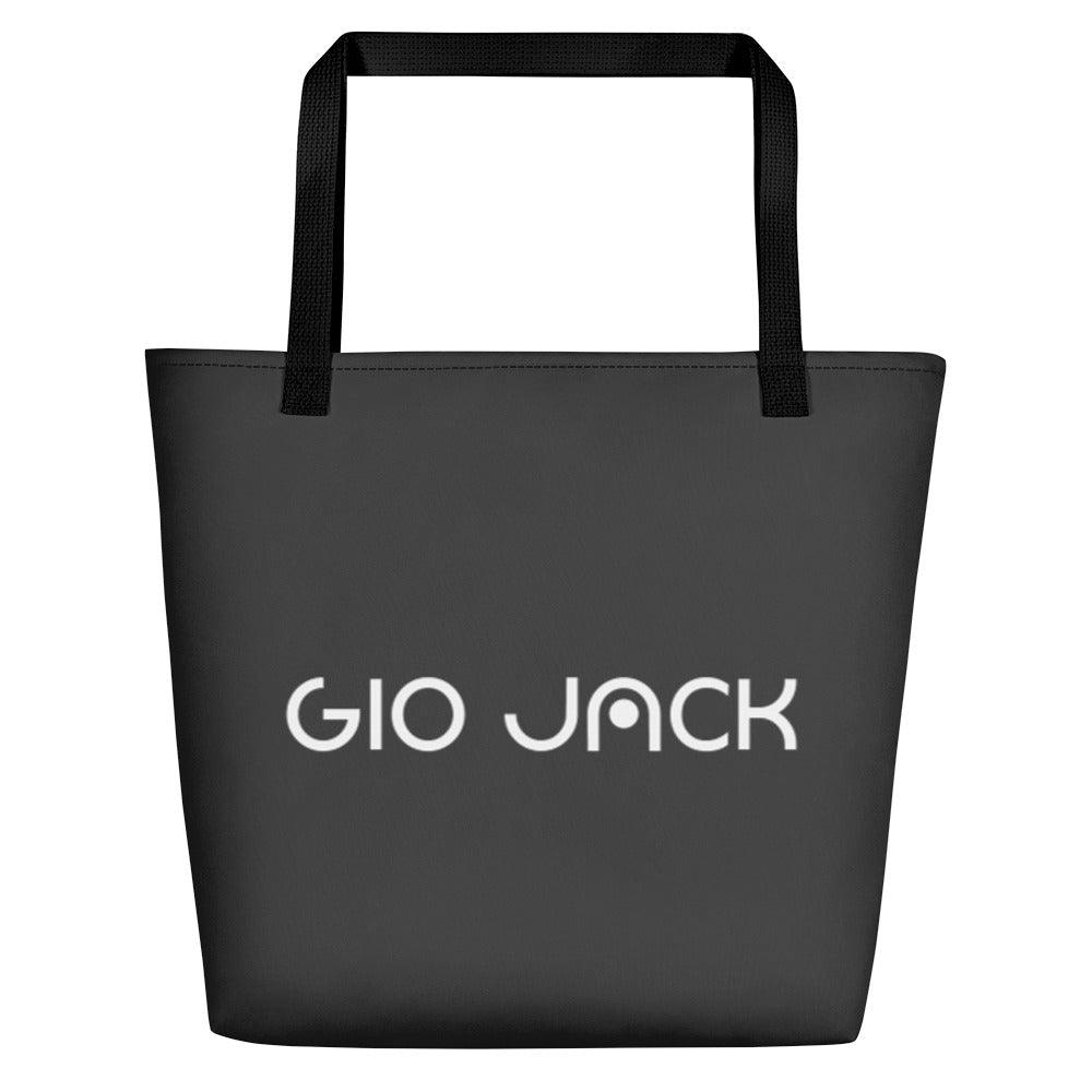 Beach Bag Logs Dark Grey W GIO JACK