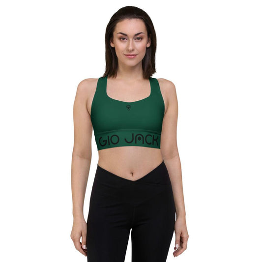 Longline Sports bra Logs 1 British Racing Green B FR GIO JACK