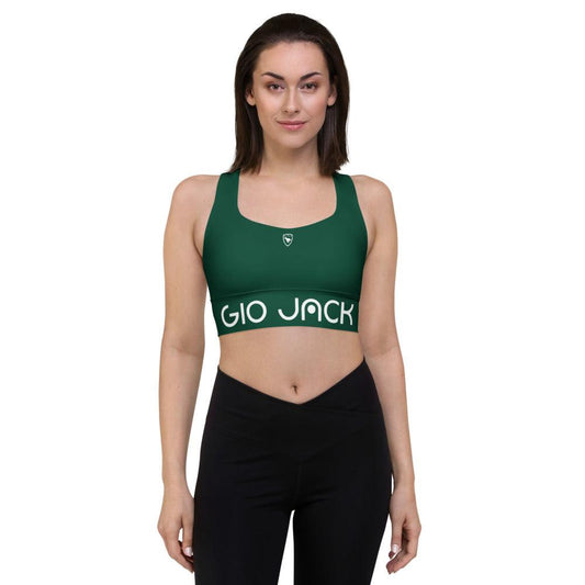 Longline Sports bra Logs 1 British Racing Green W FR GIO JACK