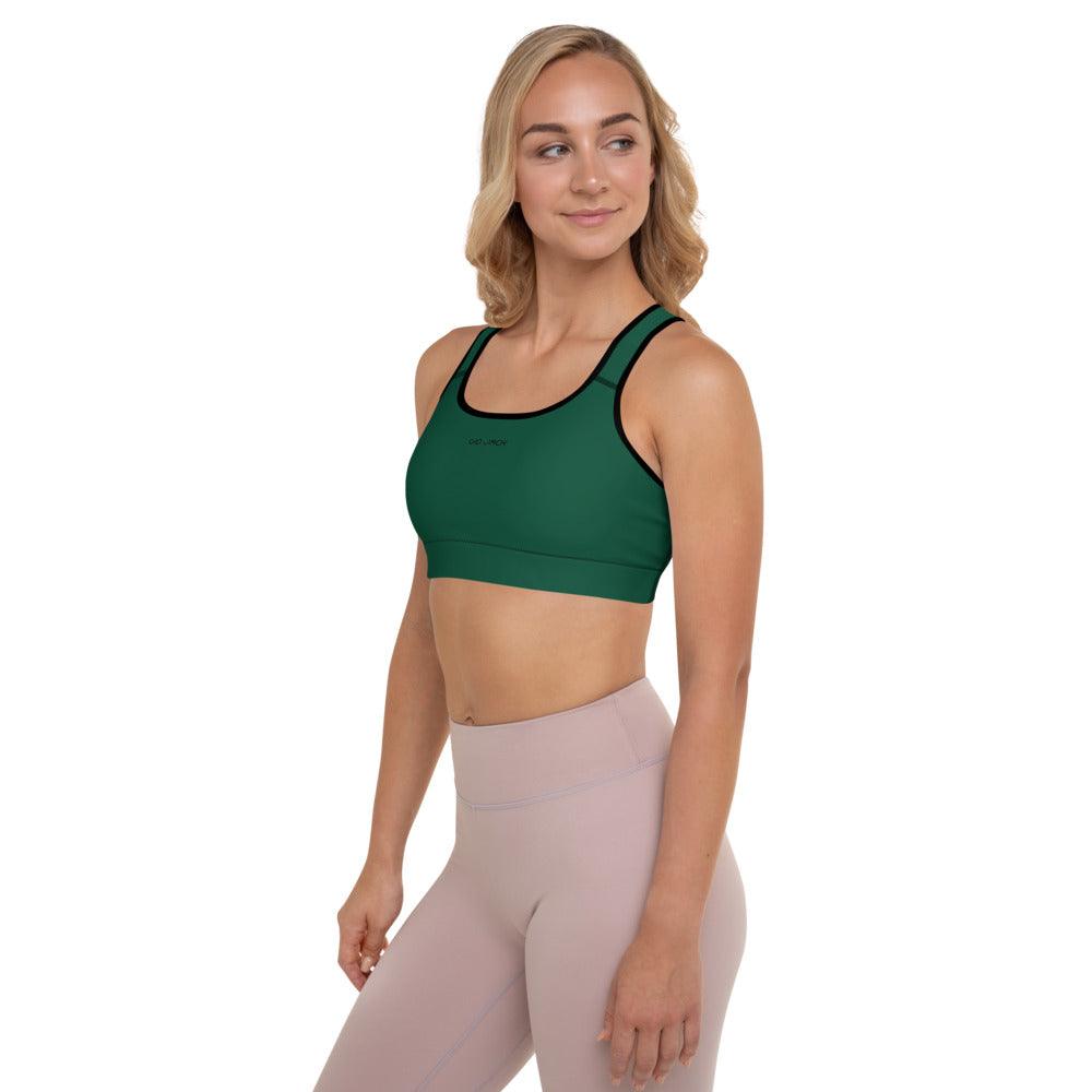 Padded Sports Bra Logs British Racing Green B FR GIO JACK
