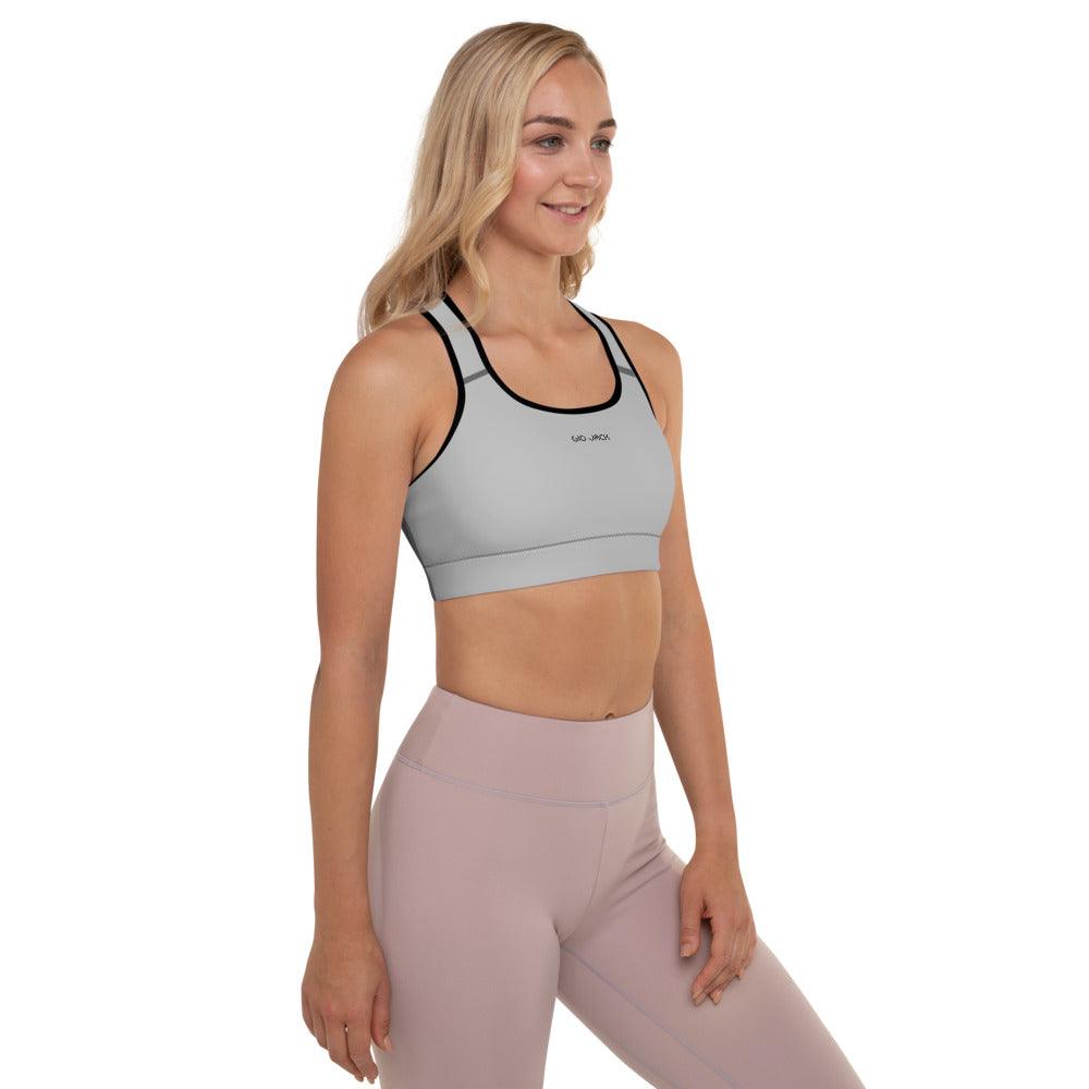 Padded Sports Bra Logs Silver B FR GIO JACK