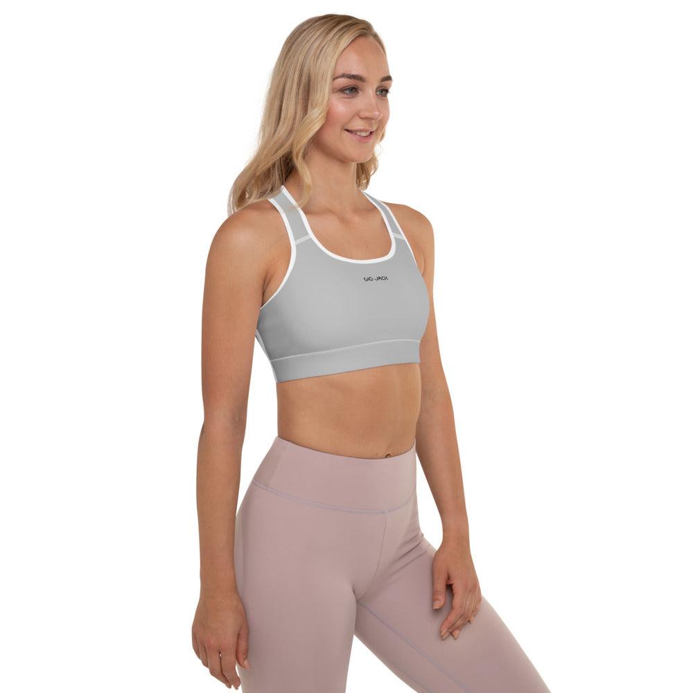 Padded Sports Bra Logs Silver B FR GIO JACK