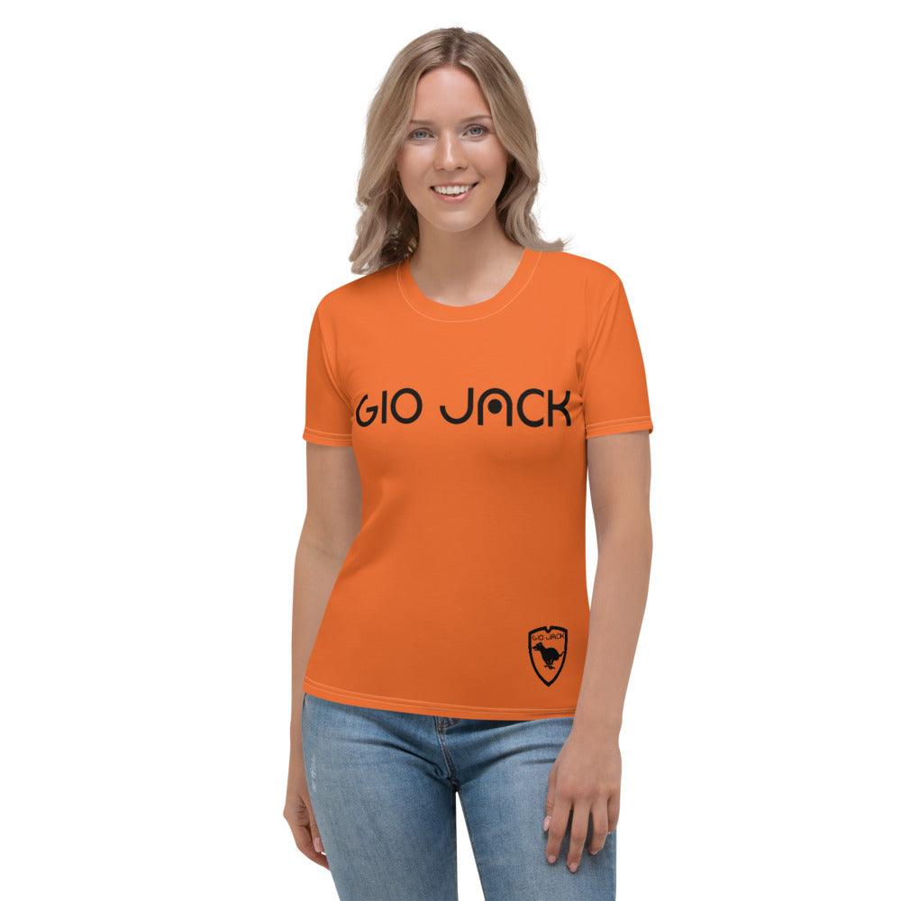 T-shirt Logs plus Orange B F GIO JACK