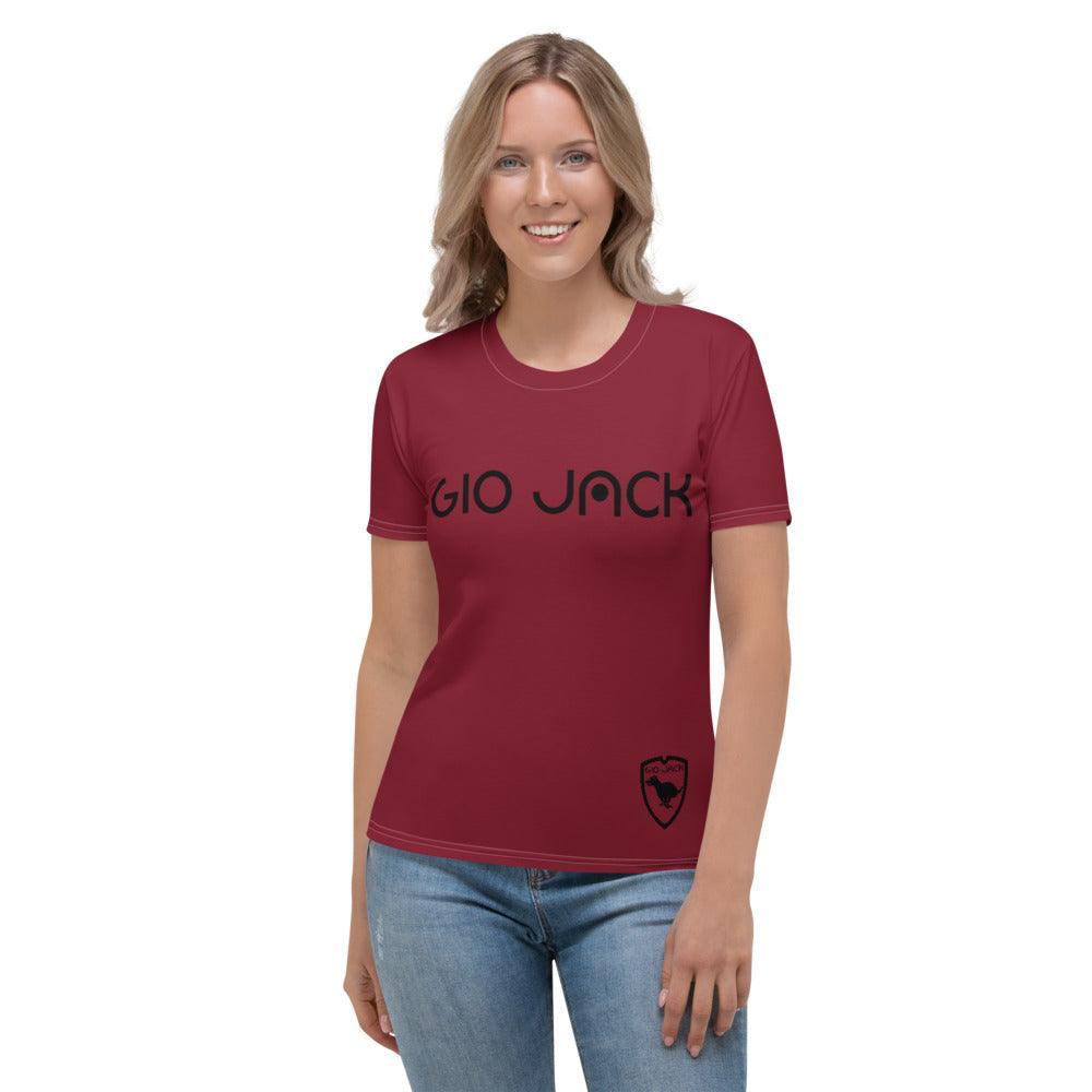 T-shirt Logs plus Bordeaux B F GIO JACK