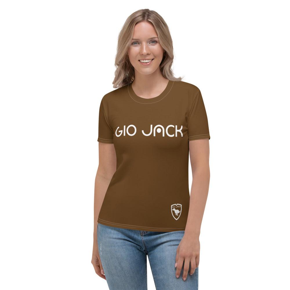 T-shirt Logs plus Brown W F GIO JACK