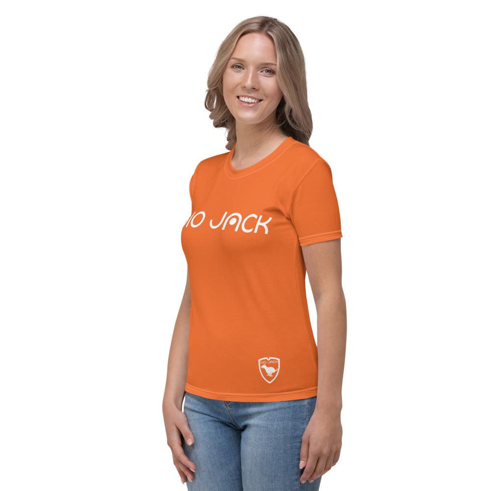 T-shirt Logs plus Orange W F GIO JACK