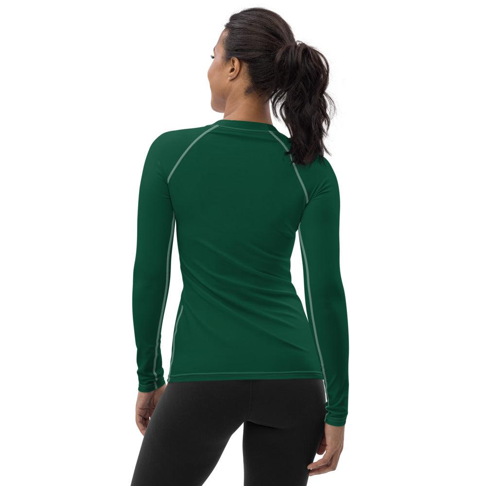 Women's Rash Guard Logs 1 British Racing Green B GIO JACK