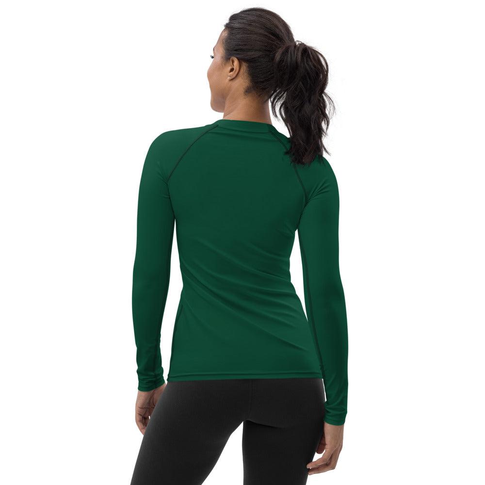 Women's Rash Guard Logs 1 British Racing Green W GIO JACK
