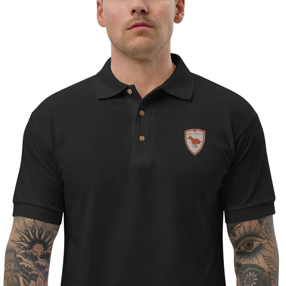 Polo Gio Jack Classic Embroidered Orange white GIO JACK