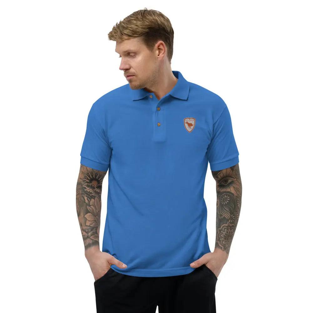 Polo Gio Jack Classic Embroidered Orange white GIO JACK