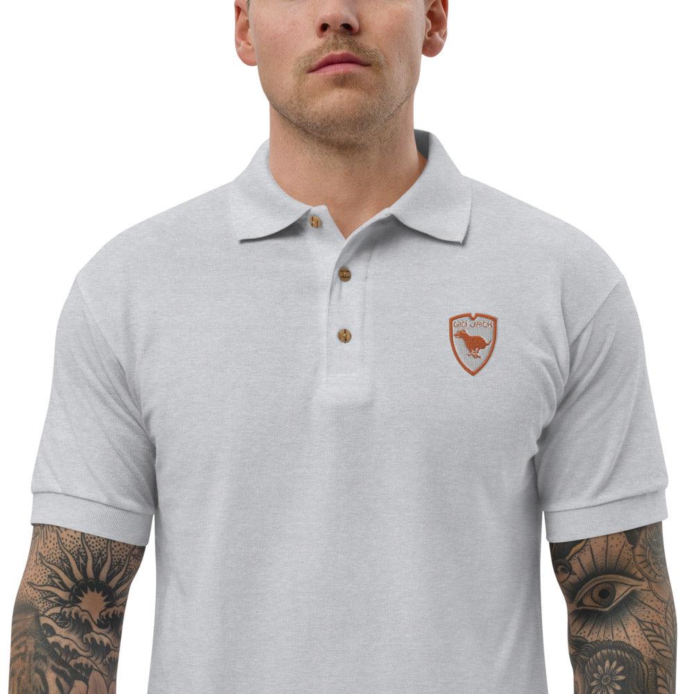 Polo Gio Jack Classic Embroidered Orange white GIO JACK