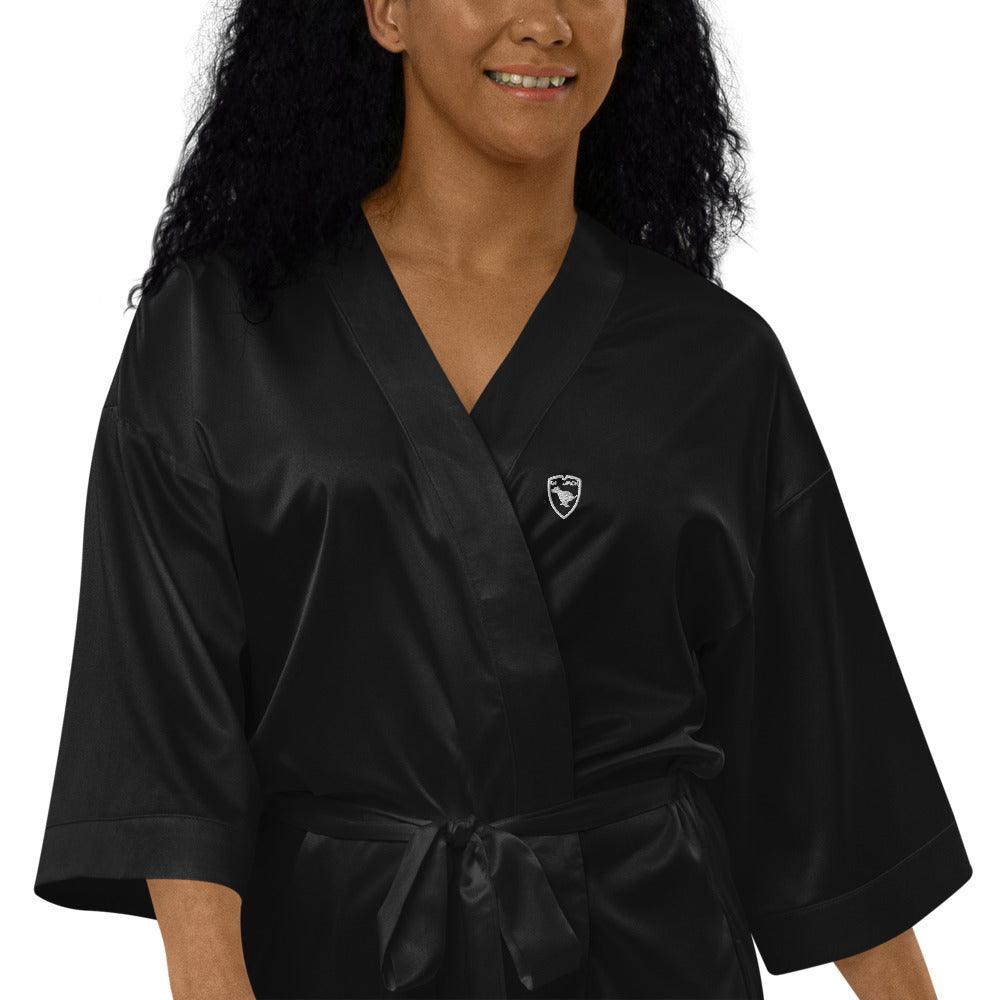 Satin robe Wom Logo 1 W F GIO JACK