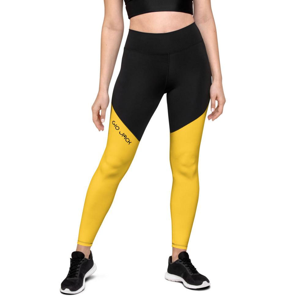 Sports Leggings Logs Yellow B FR GIO JACK