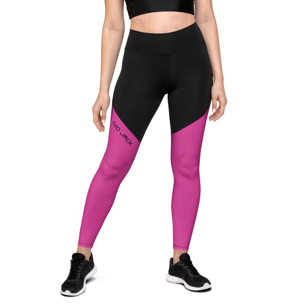 Sports Leggings Logs Deep Cherry B FR GIO JACK