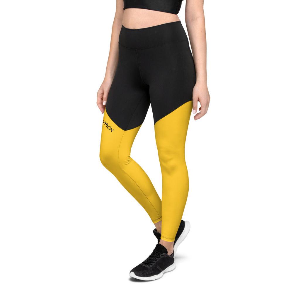 Sports Leggings Logs Yellow B FR GIO JACK