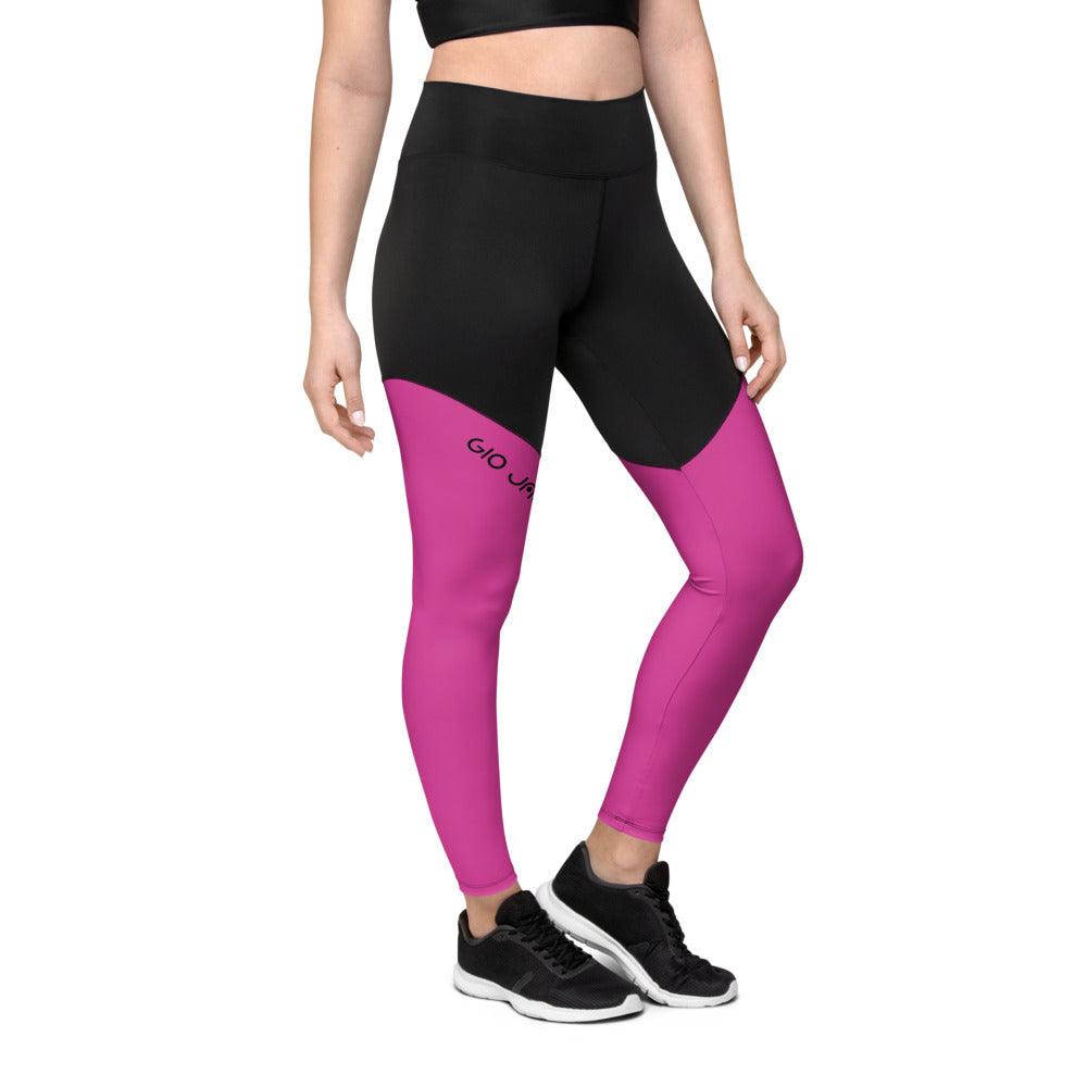 Sports Leggings Logs Deep Cherry B FR GIO JACK