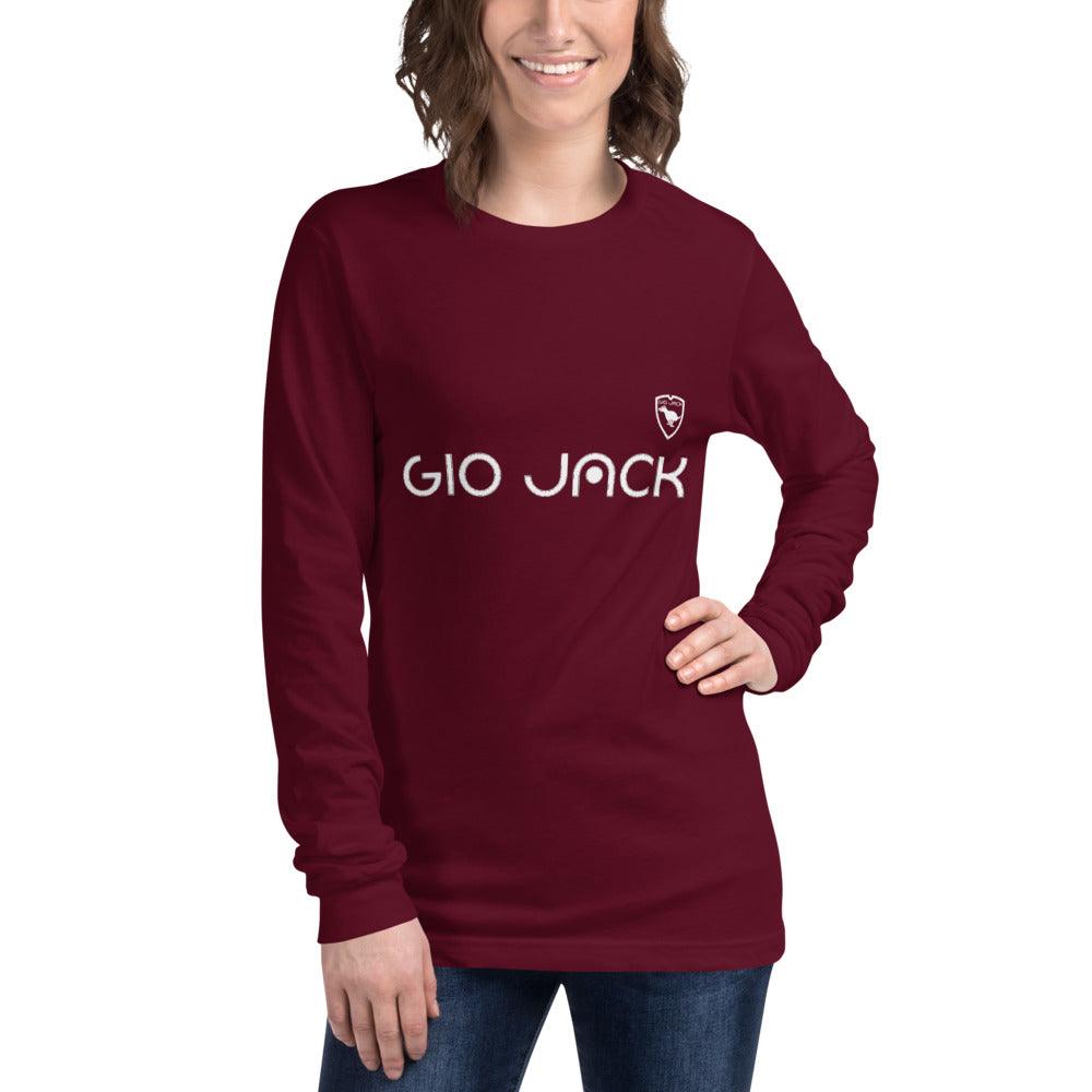 Unisex Long Sleeve Tee Wom Logs W F GIO JACK