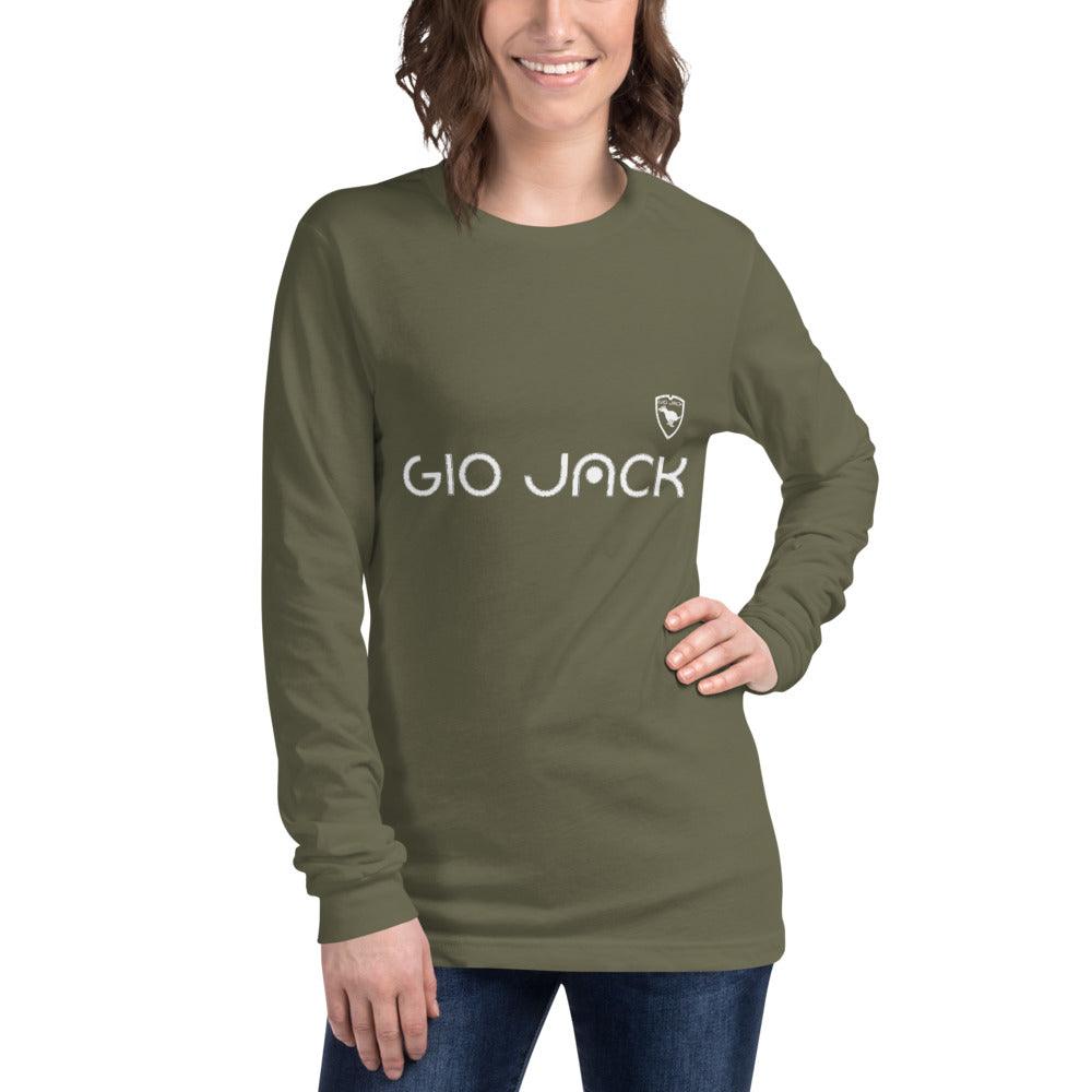 Unisex Long Sleeve Tee Wom Logs W F GIO JACK