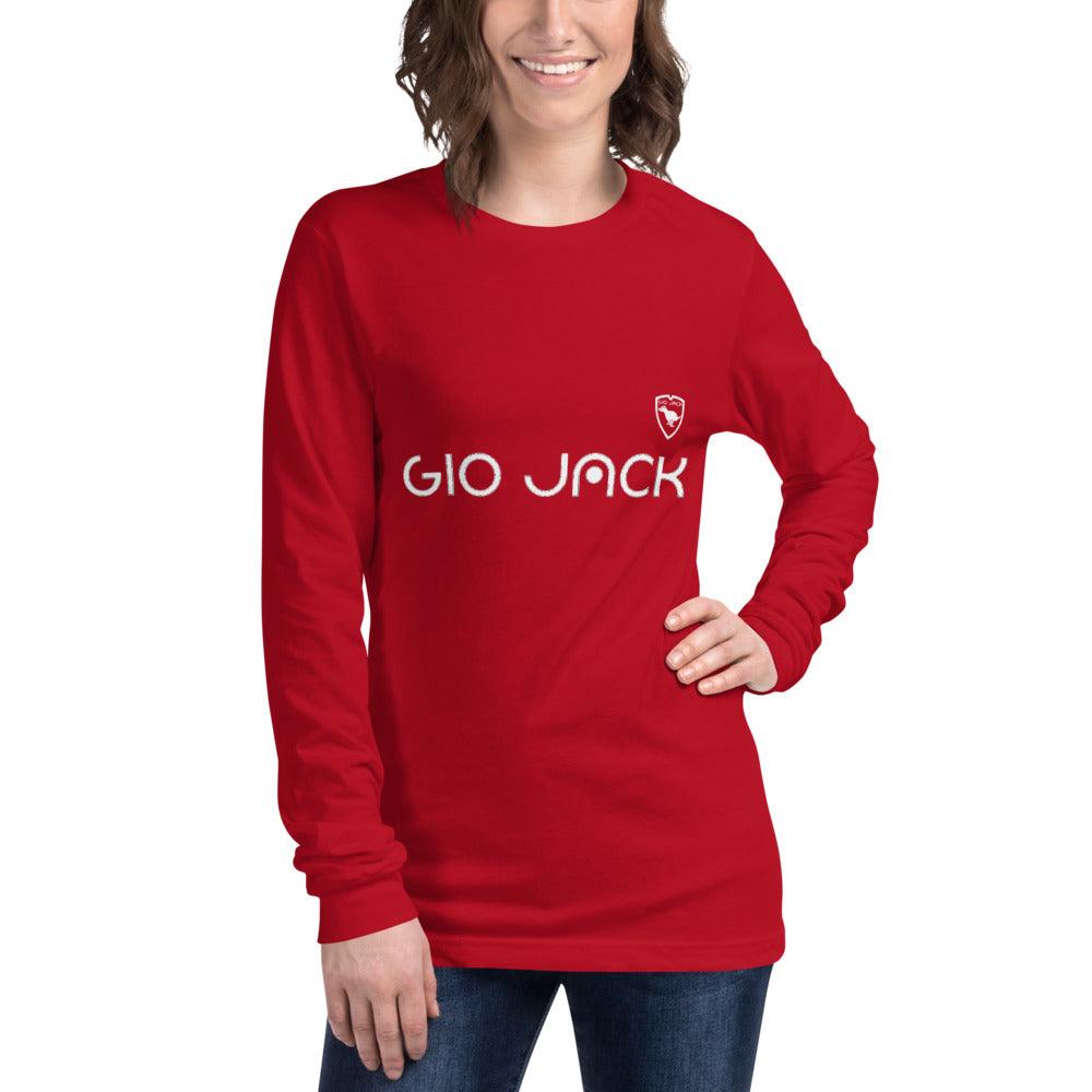 Unisex Long Sleeve Tee Wom Logs W F GIO JACK
