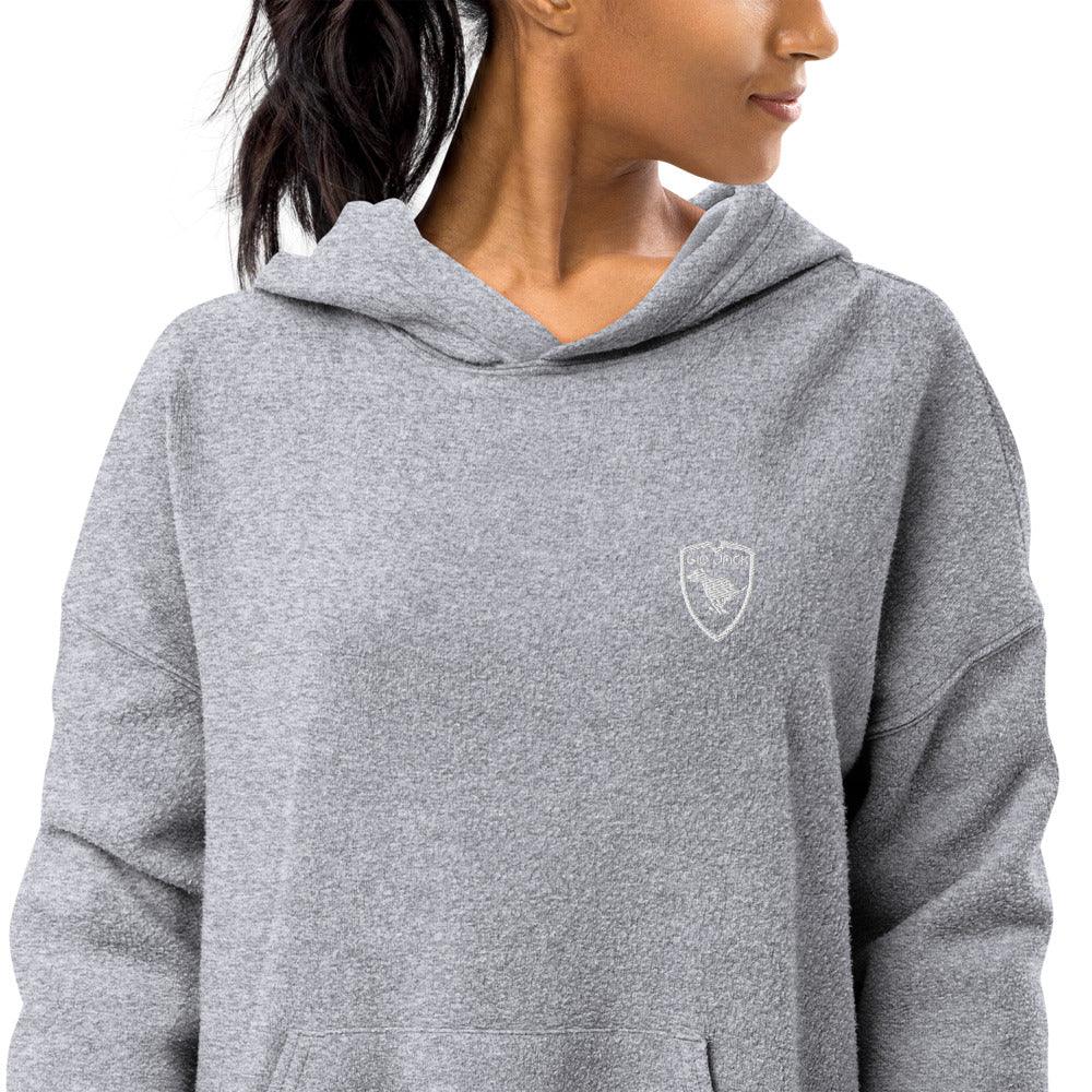 Unisex Sueded Fleece Hoodie Wom Logo 1 W F GIO JACK