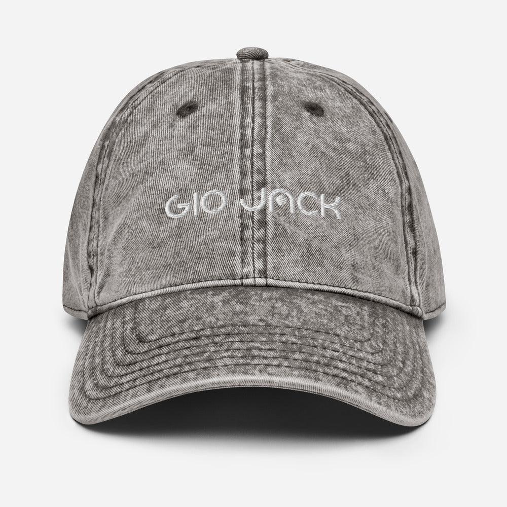 Vintage Cotton Twill Cap Logs W GIO JACK