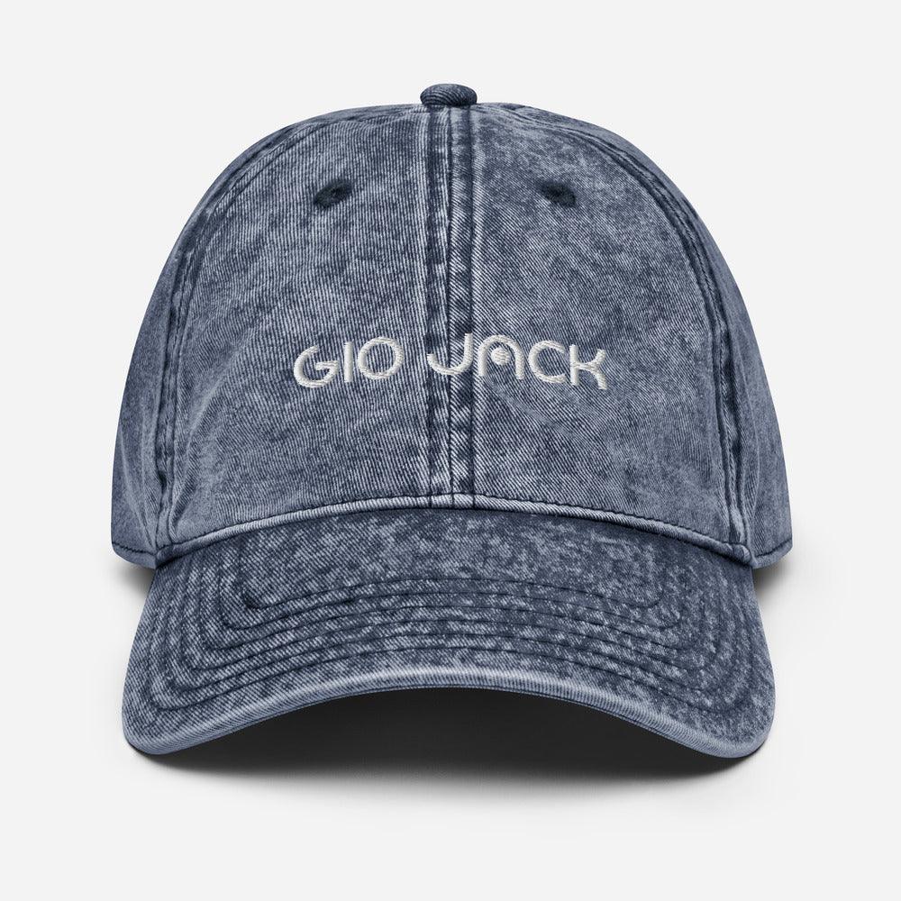 Vintage Cotton Twill Cap Logs W GIO JACK