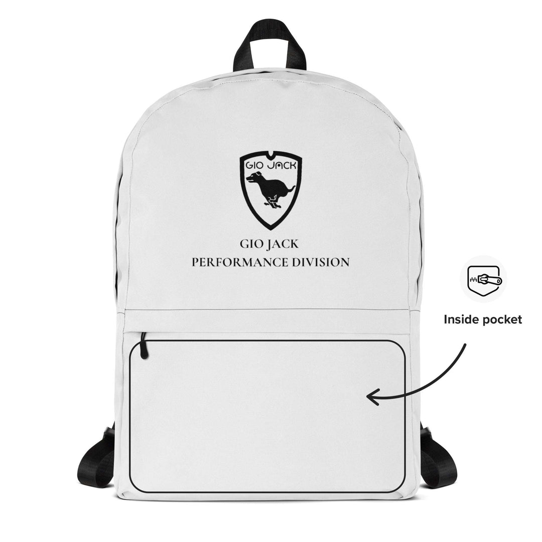 Zaino Gio Jack Heritage Edition Racing Backpack black racing style durable waterproof sports backpack