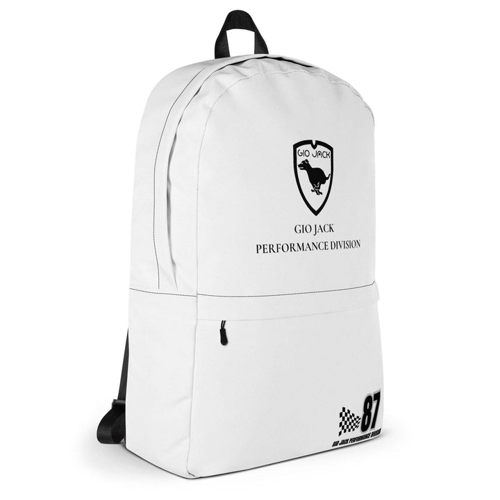 Zaino Gio Jack Heritage Edition Racing Backpack  black racing style durable waterproof sports backpack