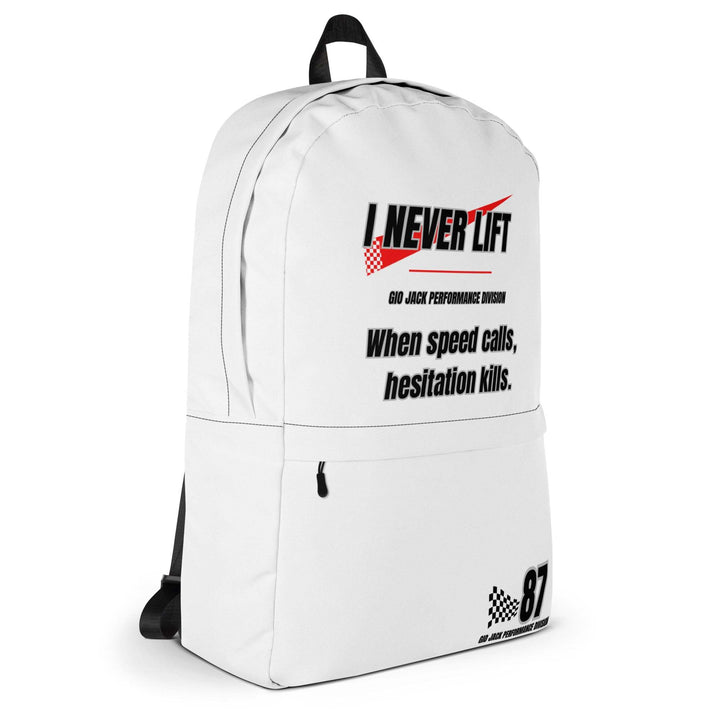 Zaino Gio Jack I Never Lift Edition Racing backpack black  style durable waterproof sports backpack