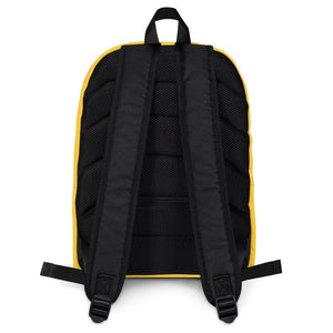 Backpack Zip Logo 1 Yellow W F GIO JACK