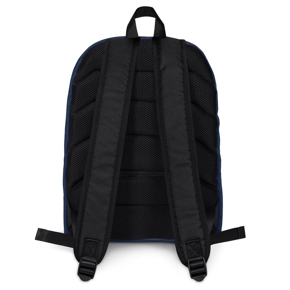 Backpack Zip Logo 1 Navy W F GIO JACK