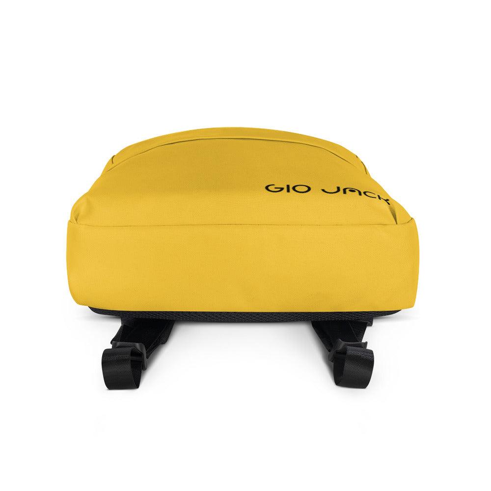 Backpack Zip Logo 1 Yellow B F GIO JACK