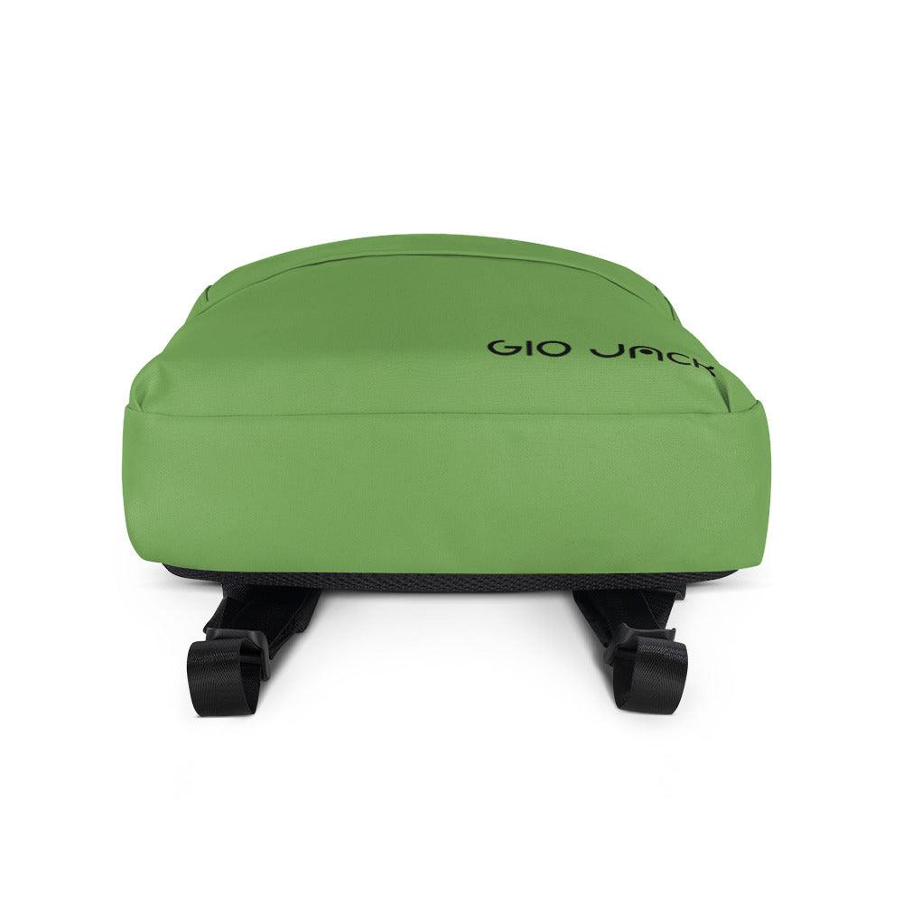 Backpack Zip Logo 1 Green B F GIO JACK