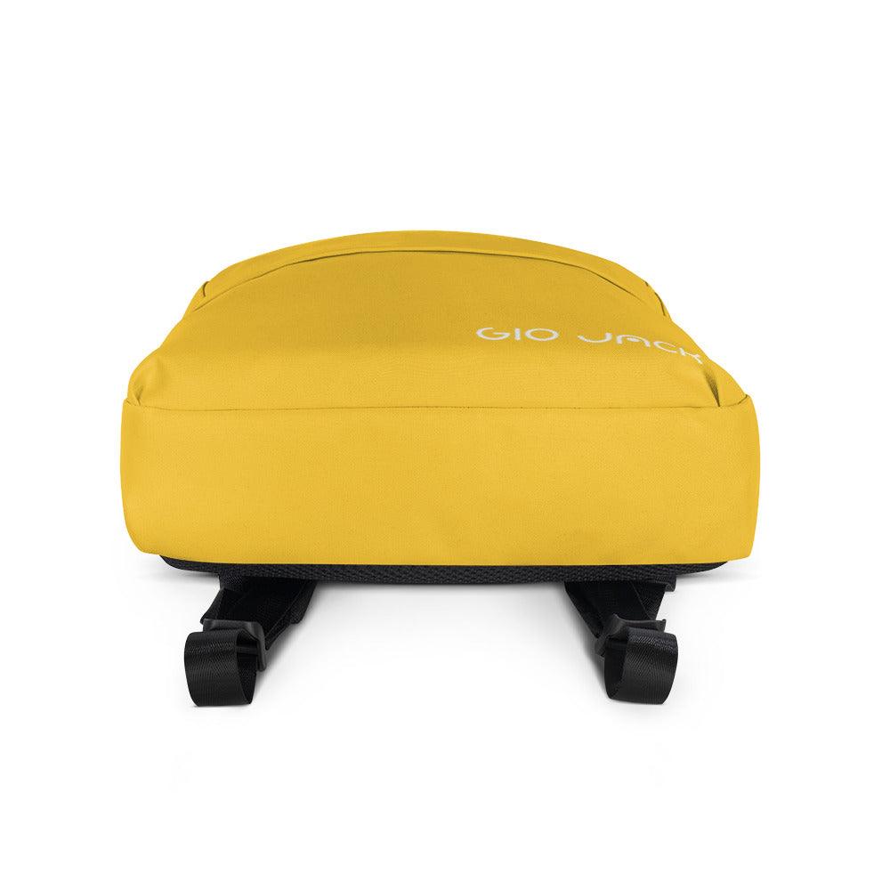 Backpack Zip Logo 1 Yellow W F GIO JACK