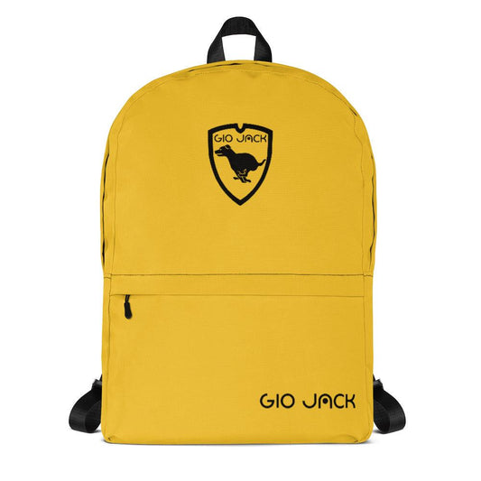 Backpack Zip Logo 1 Yellow B F GIO JACK