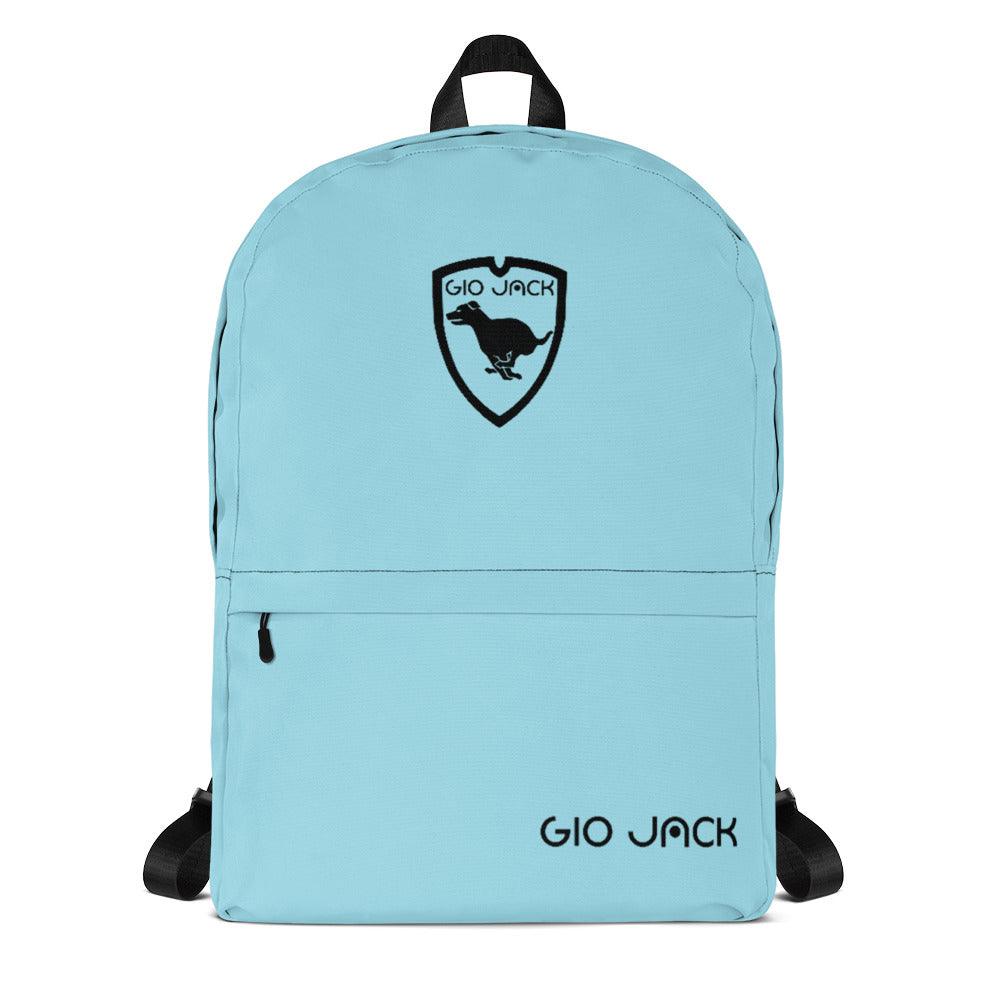 Backpack Zip Logo 1 Blizzard Blue B F GIO JACK