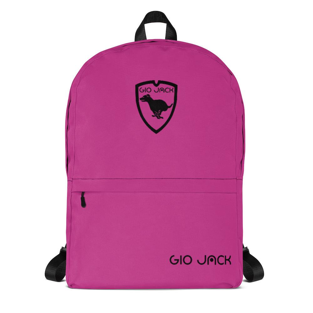 Backpack Zip Logo 1 Deep Cherry B F GIO JACK