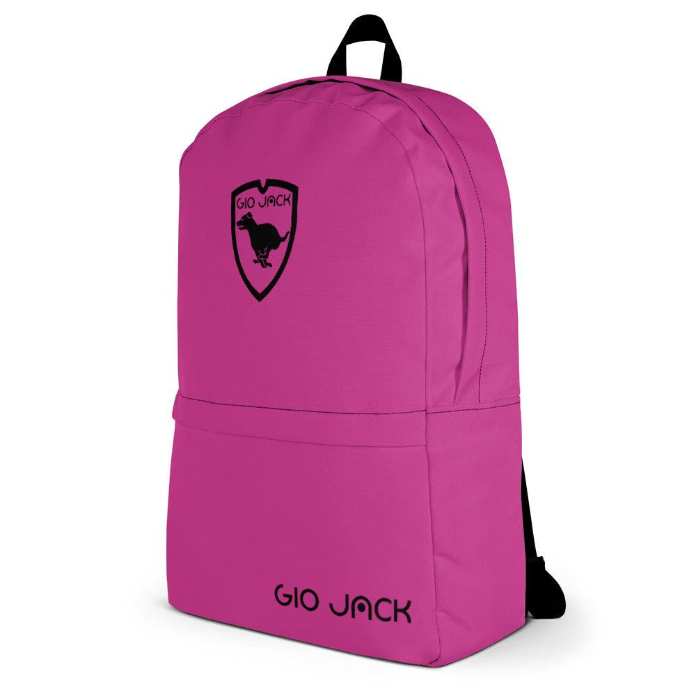 Backpack Zip Logo 1 Deep Cherry B F GIO JACK