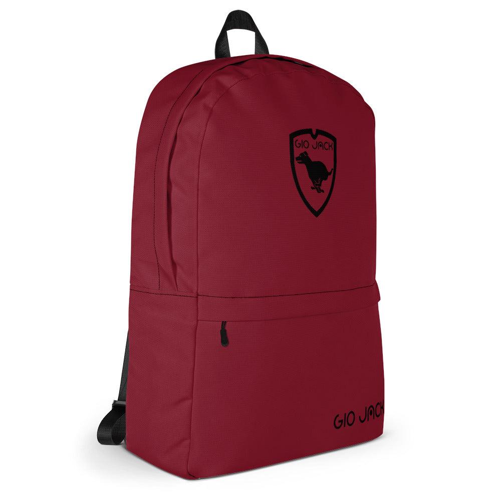 Backpack Zip Logo 1 Bordeaux B F GIO JACK