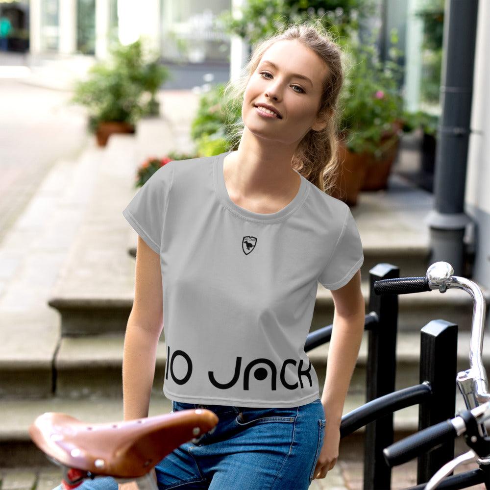 Crop Tee Logs 2 Silver B FR GIO JACK