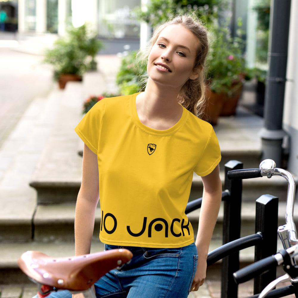 Crop Tee Logs 2 Yellow B FR GIO JACK