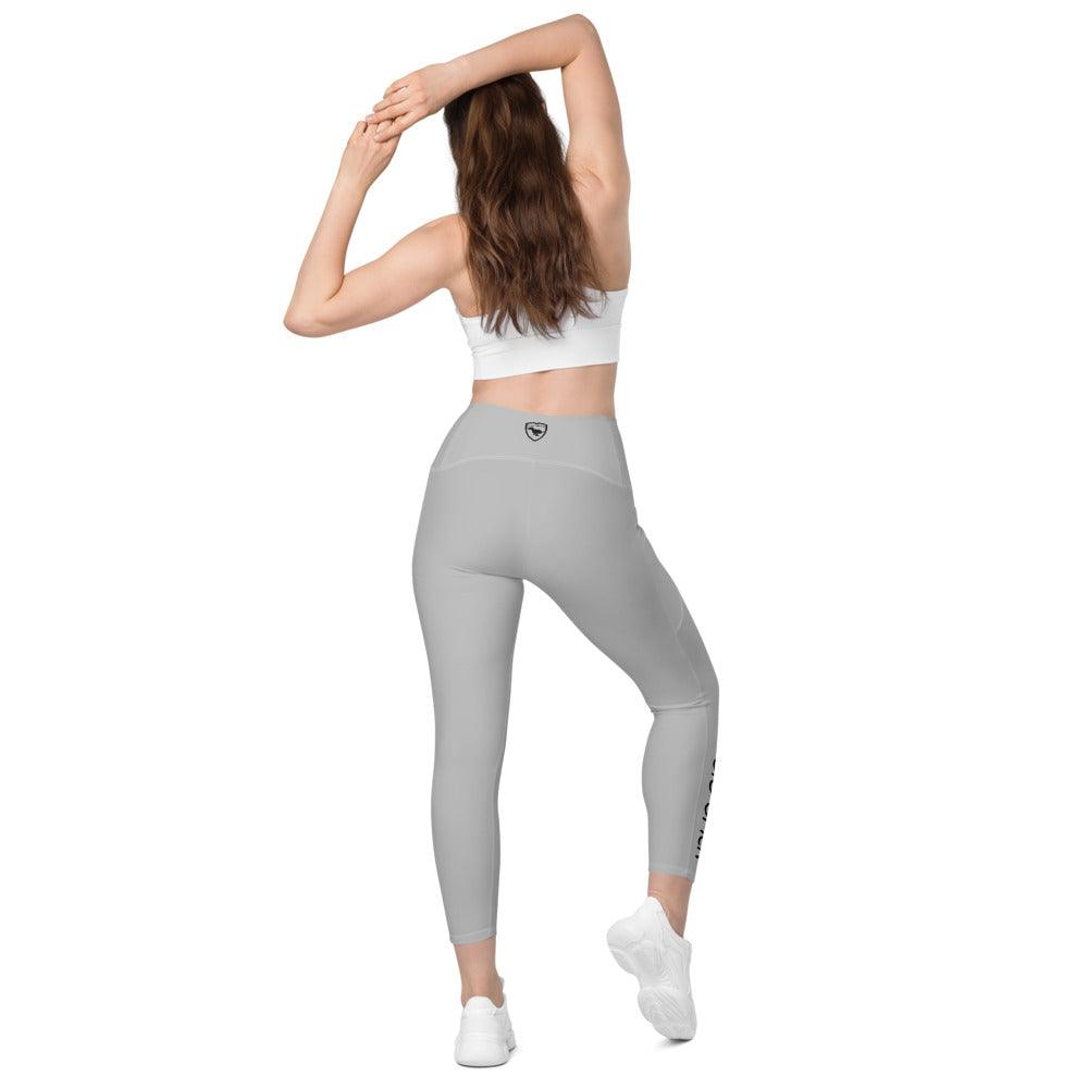 Crossover Leggins with pockets Logs 1 Silver B FR GIO JACK