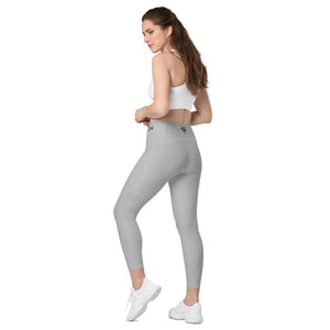 Crossover Leggins with pockets Logs 1 Silver B FR GIO JACK